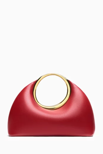 Le Petit Calino Small Top Handle Bag in Leather
