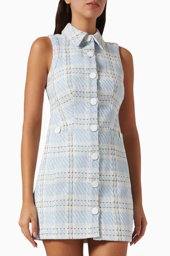 Sophia Mini Dress in Tweed