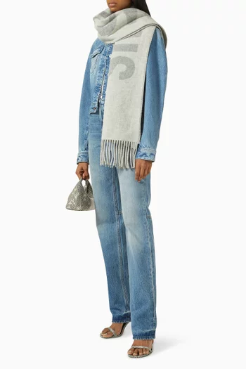 L'écharpe Logo Scarf in Wool