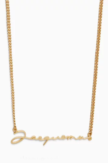 Le Chaine Jacquemus in Gold-tone Brass