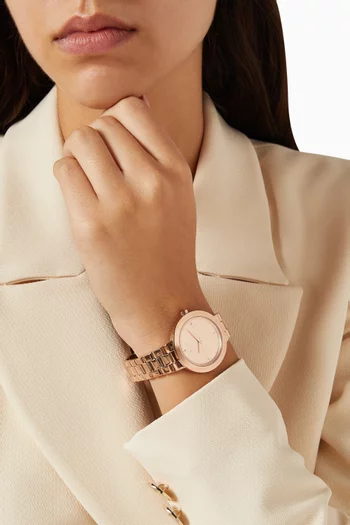 Jackie Quartz Stainless Steel Watch, 36mm