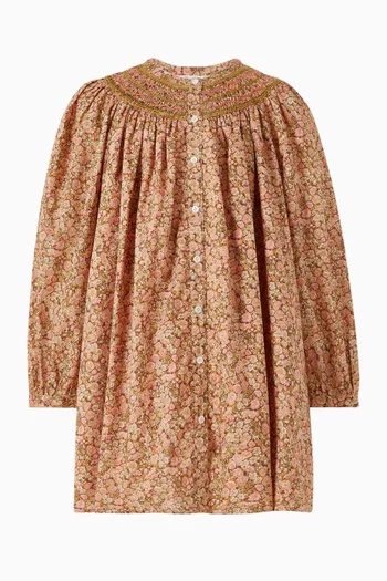 Jadwiga Printed Dress in Organic Cotton