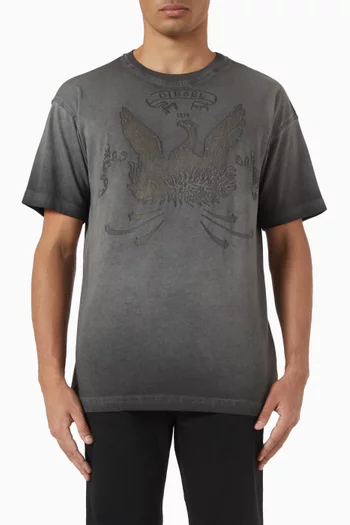 Phoenix Devoré T-shirt in Cotton-blend