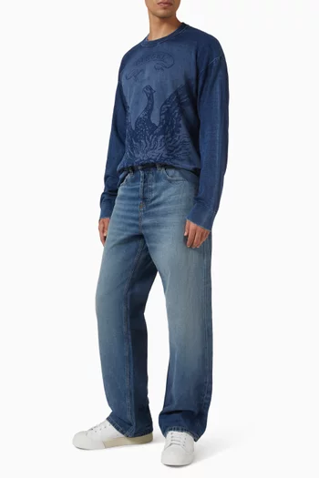2001 D-macro Relaxed Jeans in Denim