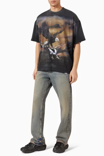 Straight-leg Jeans in Denim