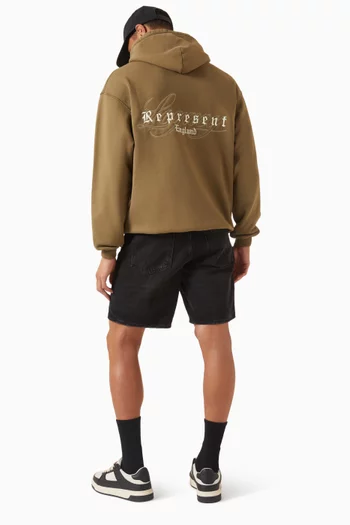 Legacy Overprint Hoodie in Cotton