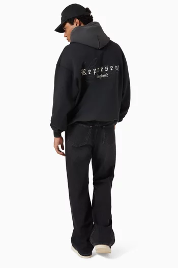 Legacy Overprint Hoodie in Cotton