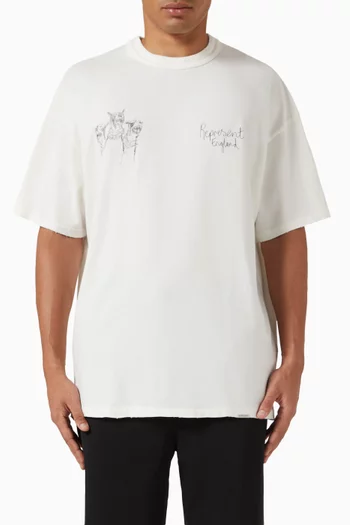 Thoroughbred Dogs T-shirt in Cotton