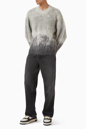 Ombre Sweater in Brushed-knit