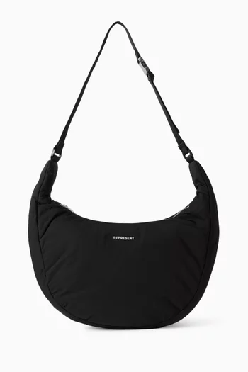 Padded Sling Bag in Nylon