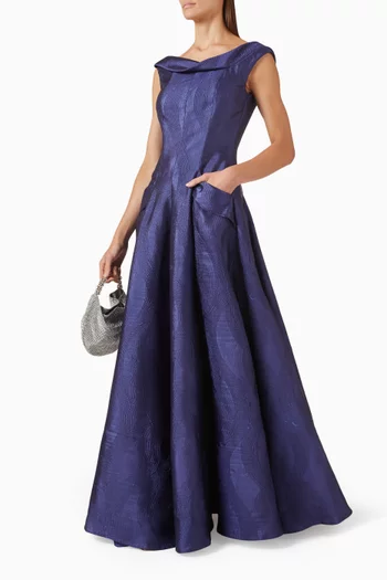 Jacquard Gown