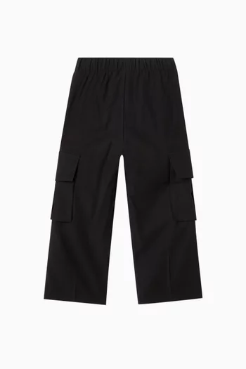 Large Cargo Pants in Twill