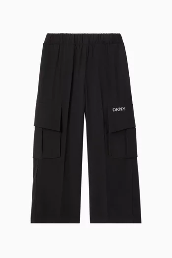 Large Cargo Pants in Twill