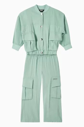 Large Cargo Pants in Twill