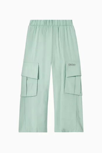Large Cargo Pants in Twill