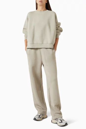 Initial Twisted-seam Sweatpants in Cotton Fleece