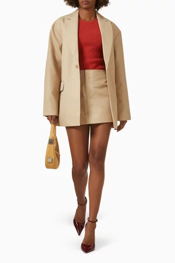Rampage Oversized Blazer in Cotton