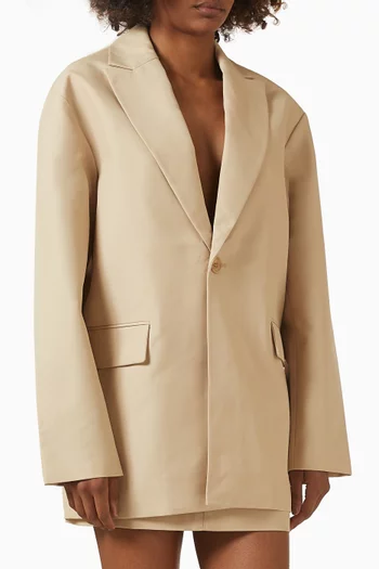 Rampage Oversized Blazer in Cotton