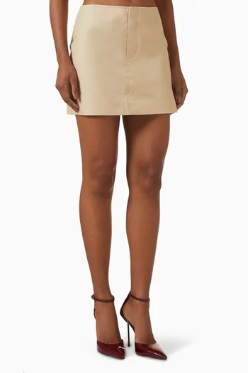 Rampage Mini Skirt in Cotton