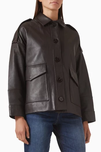 Harriboyd Jacket in Leather