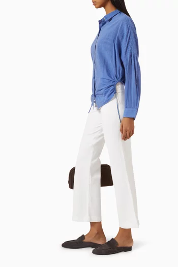 قميص بوتاليا بفتحات مزيج فيسكوز