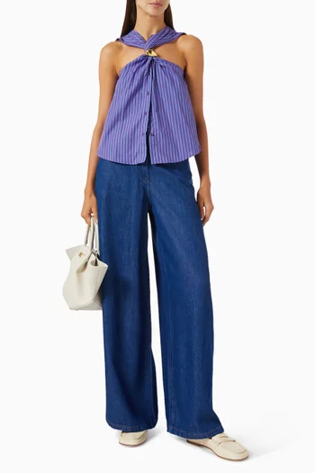 Atrani Stripe Top in Cotton