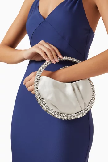 Karma Eternity Clutch in Satin
