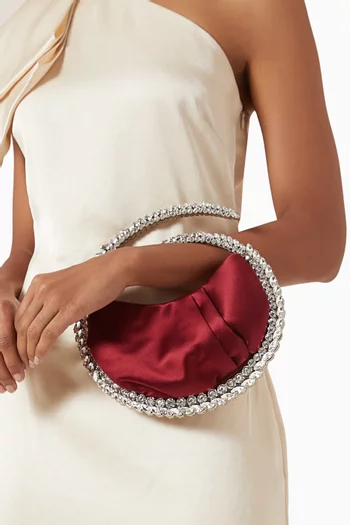 Karma Eternity Clutch in Satin
