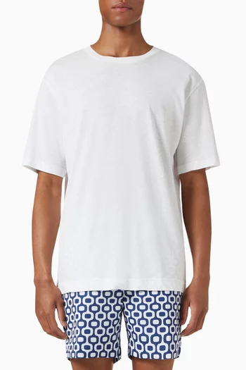 Dinis T-shirt in Cotton & Linen