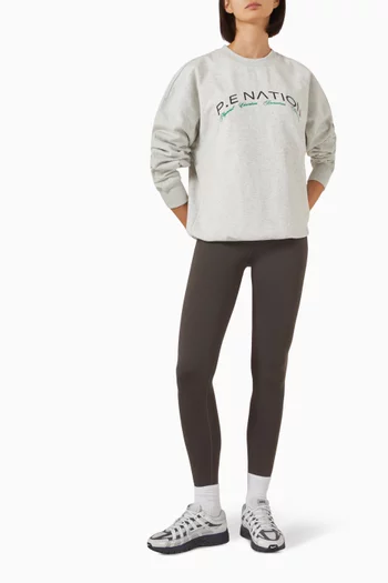 Volume Sweatshirt in Cotton-fleece