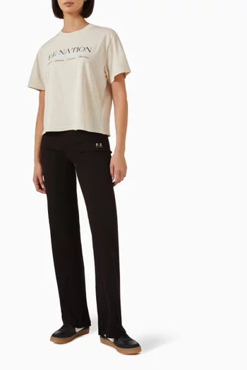 Ascent Crop T-shirt in Cotton