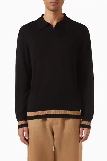 تي شيرت بولو تروجون مزيج حرير