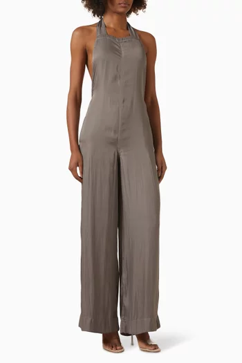 Voltage Open-back Jumpsuit
