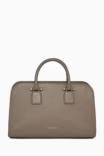 Midi Georgia Tote Bag in Calf Leather