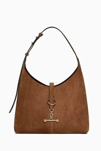 Kite Hobo Bag in Suede