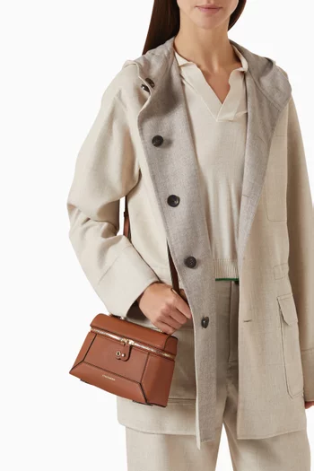 Mosaic Vanity Bag in Leather