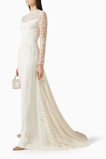 Claudia Gown in Silk Triple Georgette