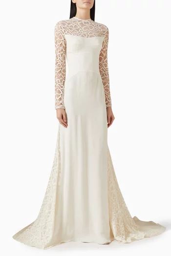 Claudia Gown in Silk Triple Georgette