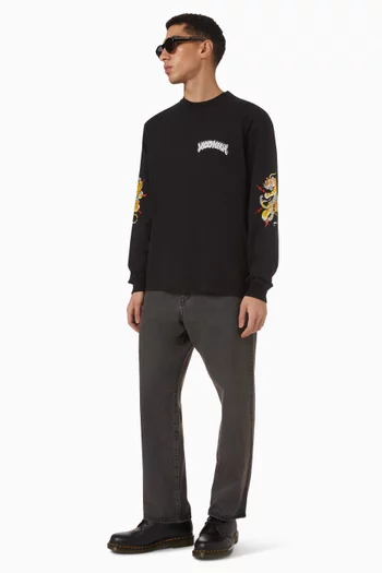 Tim Lehi Washed T-shirt in Cotton