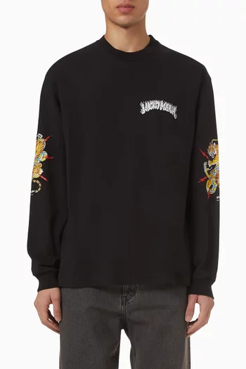 Tim Lehi Washed T-shirt in Cotton