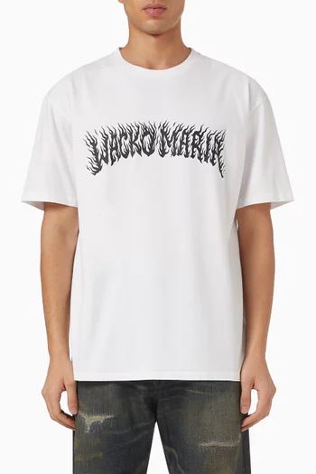 Tim Lehi Washed T-shirt in Cotton