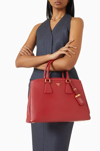 Parabole Tote Bag in Saffiano Leather