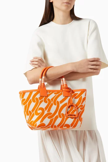 Steeple 25 Bag in Swift Toile Canvas Maillons & Co