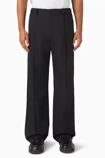 Wide-leg Pants in Wool