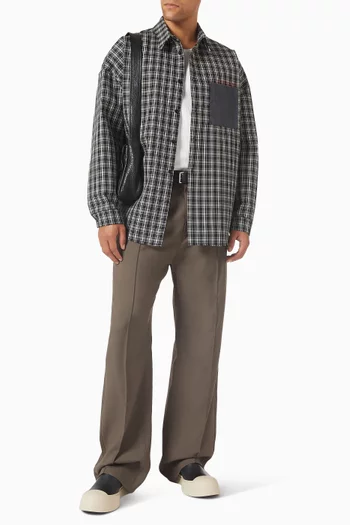 Checked Shirt in Wool