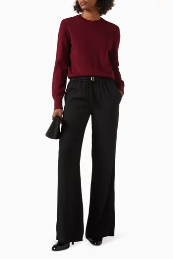 Ami De Coeur Crewneck Sweater in Wool