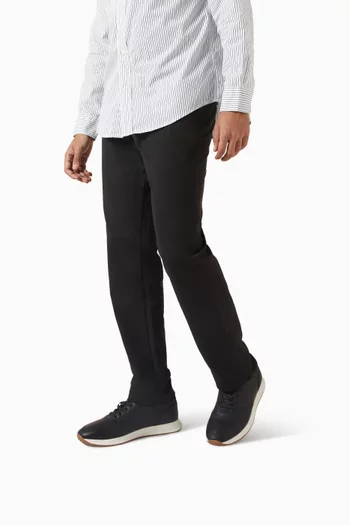 Fine Cleat Hybrid Sneakers in Leather