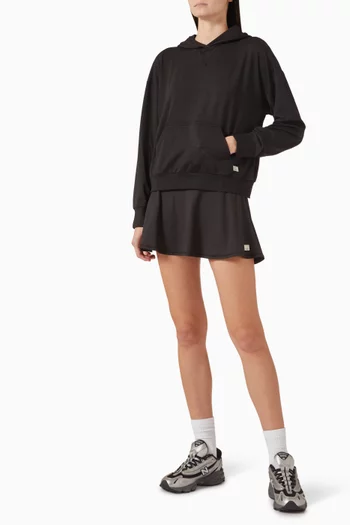 كنزة هيلو بغطاء للرأس بقصة عصرية قماش دريم نت