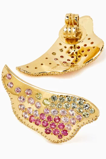 Spring Serene Stud Earrings in 18kt Gold