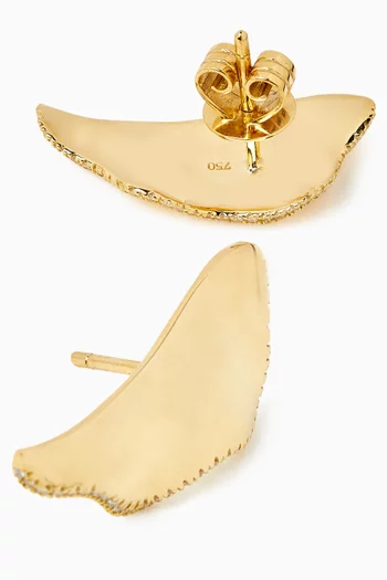 Grove Serene Stud Earrings in 18kt Gold